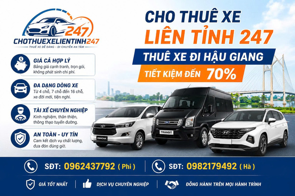 Giải pháp Cho Thuê Xe Liên Tỉnh 247