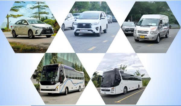 Các dòng xe dịch vụ cho thuê xe đi Hậu Giang tại chothuexelientinh247.com