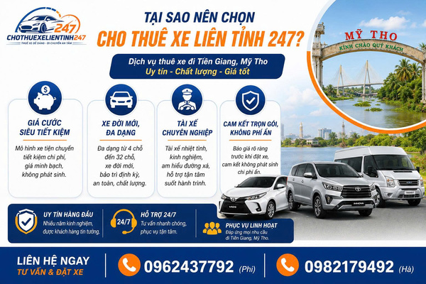 Tại sao nên chọn thuê xe tại Cho Thuê Xe Liên Tỉnh 247?