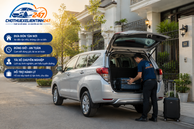 Thuê xe đi miền tây 7 chỗ tại chothuexelientinh247 