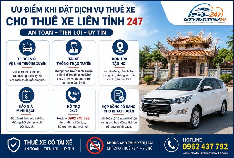 Ưu điểm khi đặt dịch vụ thuê xe của Cho Thuê Xe Liên Tỉnh 247 Ưu điểm khi đặt dịch vụ thuê xe của Cho Thuê Xe Liên Tỉnh 247