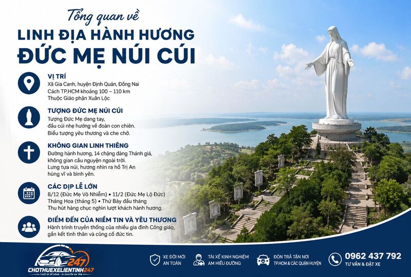 Tổng quan về linh địa hành hương Đức Mẹ Núi Cúi Tổng quan về linh địa hành hương Đức Mẹ Núi Cúi